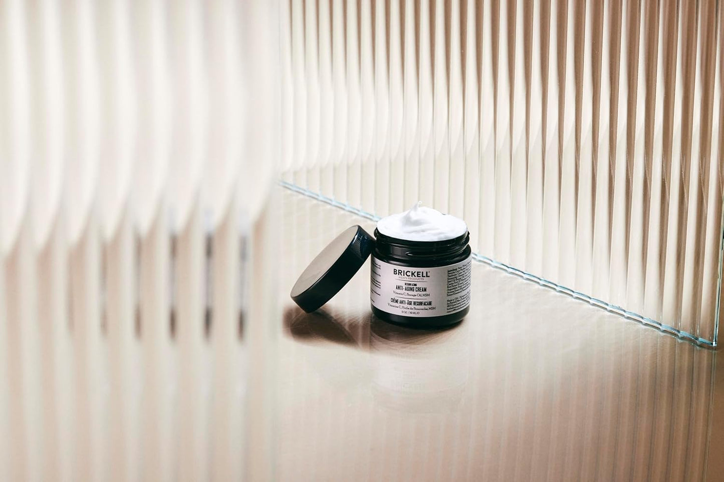 Brickell Men's Products Resurfacing Anti-Aging Face Cream For Men, Natural and Organic Face Moisturizer, Vitamin C Cream For Wrinkles, 2 Ounce, Unscented