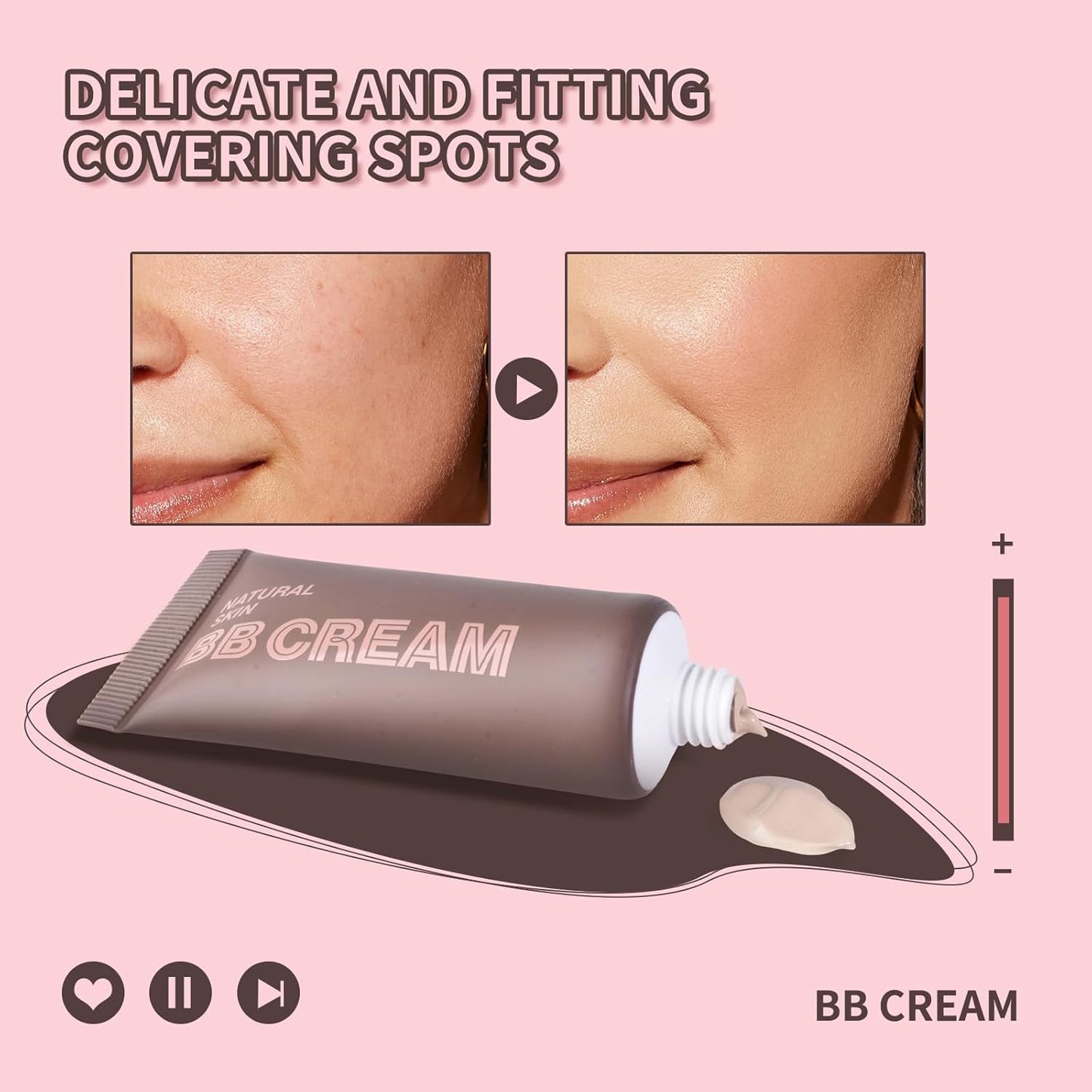 LAMUSELAND Makeup Kit for Women Girls Full Kit, 9 Pieces All in One Professional Makeup Gift Set for Beginner, include Lipstick, Eyebrow, Eyeliner, BB Cream, Powder, Mascara (B)