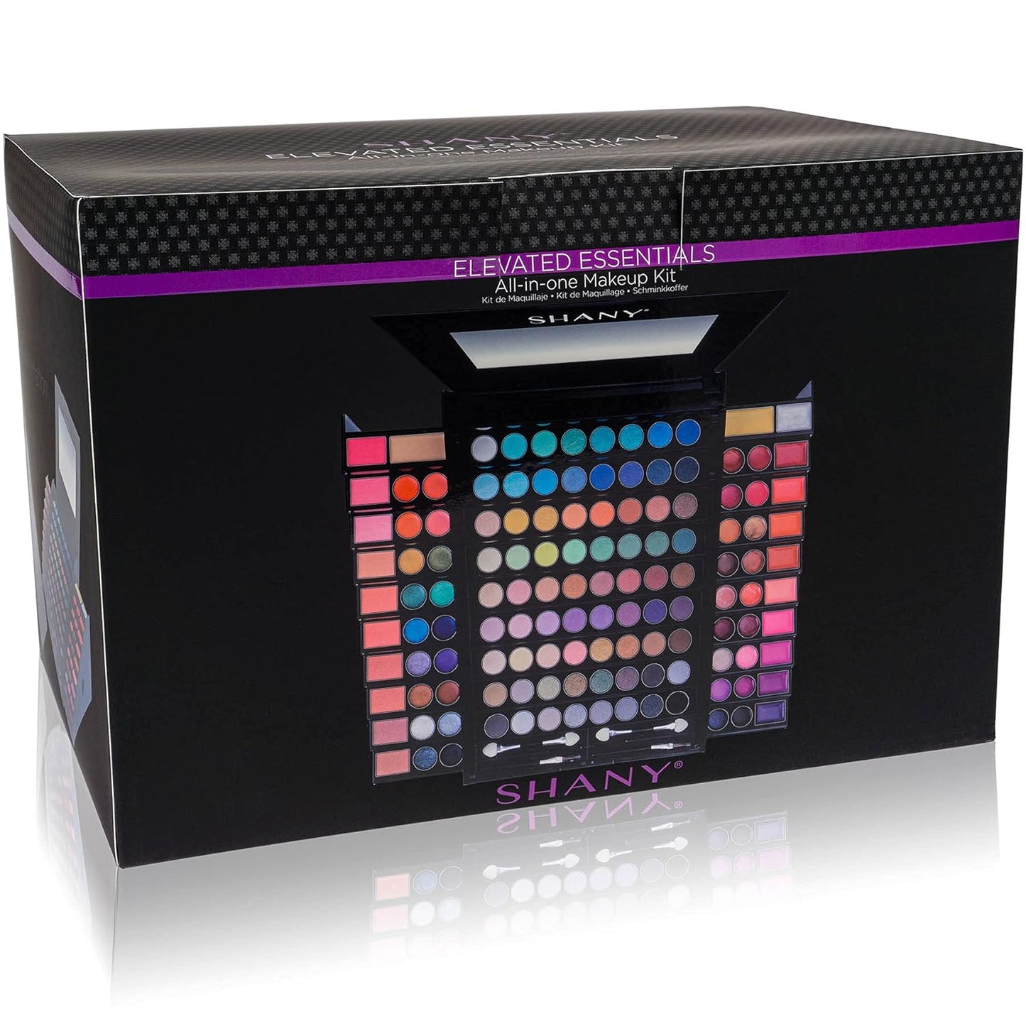 SHANY Elevated Essentials Makeup Set - All-in-One Makeup Kit with 72 Eyeshadows, 28 Lip Colors, 18 Gel Eyeliners, 10 Blushes, 1 Eye Primer, and 1 Cream Concealer