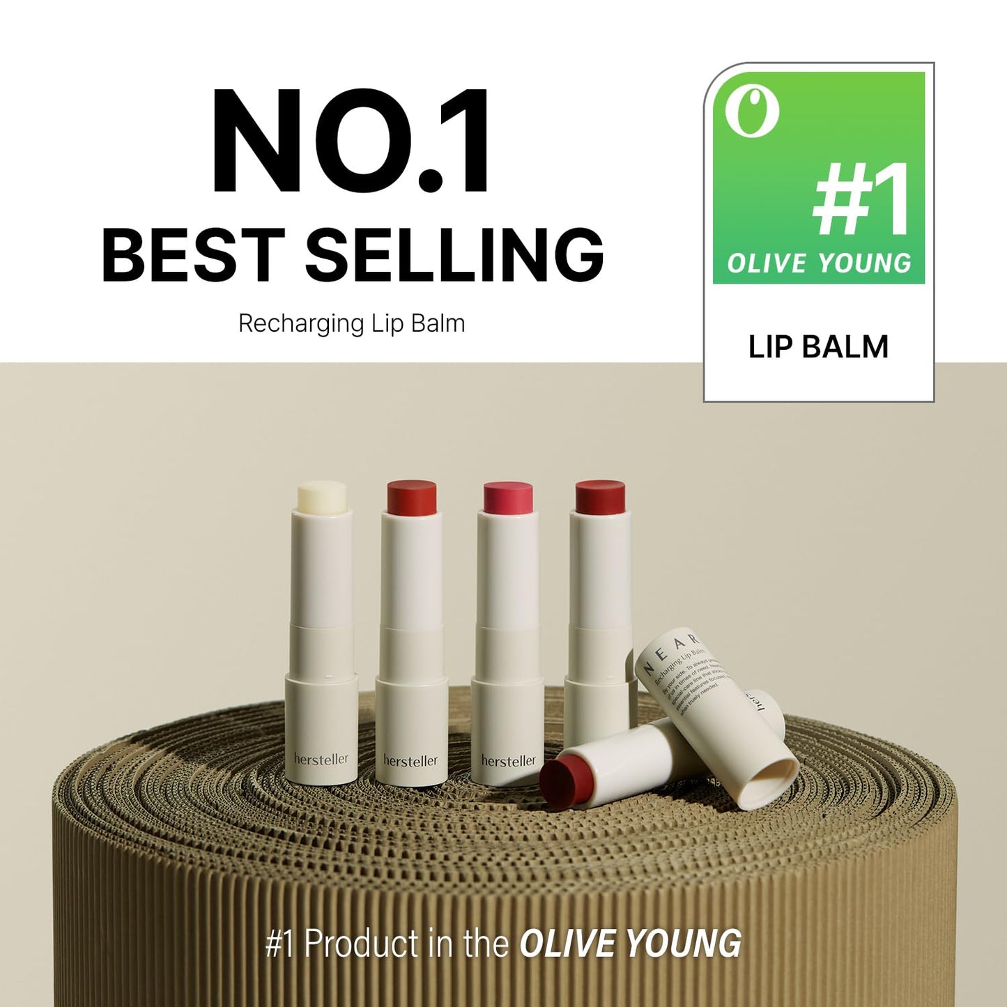 hersteller Nearby Recharging Lip Balm Vegan Butter Complex Intensive Moisturizing Treatment for Dry Lips and Cheek Natural Healthy Colors Red Origin