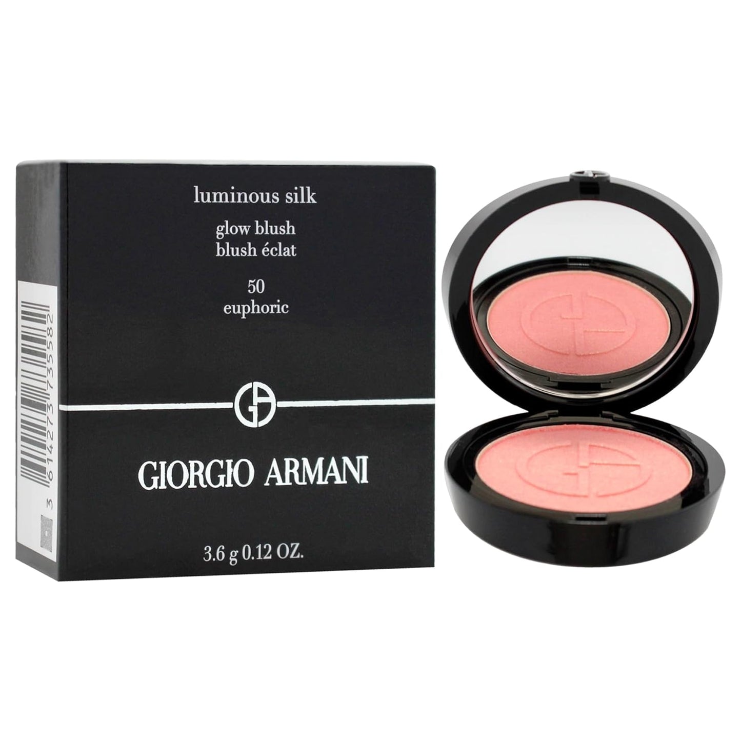 Luminous Silk Glow Blush - 50 Euphoric by Giorgio Armani for Women - 0.12 oz Blush