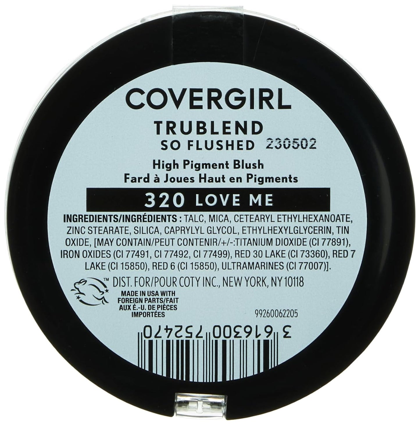 COVERGIRL Trublend So Flushed High Pigment Blush, Love Me, 0.33 Oz