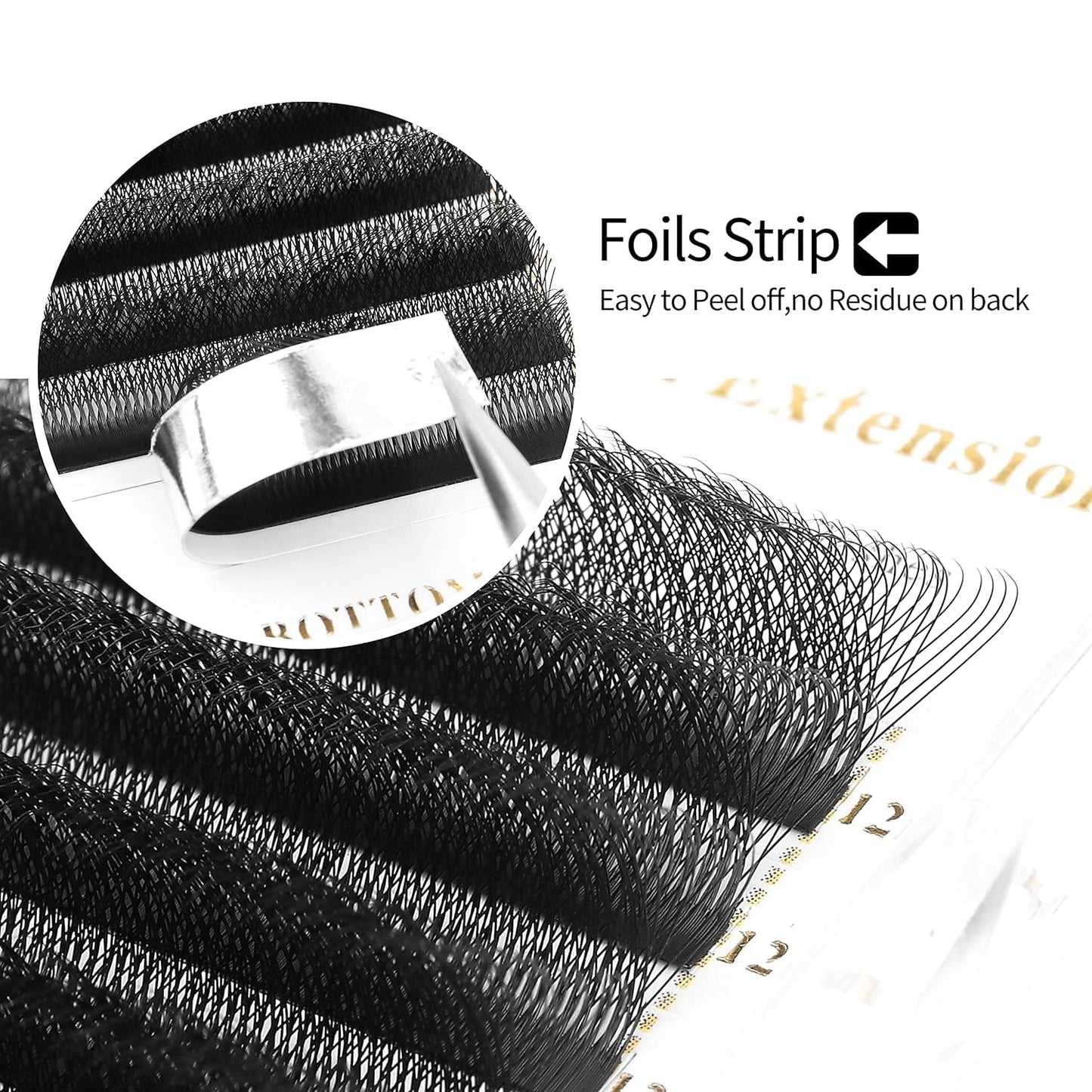 W Lash Extensions Supplies 3D Eyelash Extensions W Shape 0.07mm Thickness C Curl 13mm Premade Fans Easy Fan Lashes Volume Matte Black 12 Rows Crisscross Eye Lashes(W-3D-0.07-C,13mm)