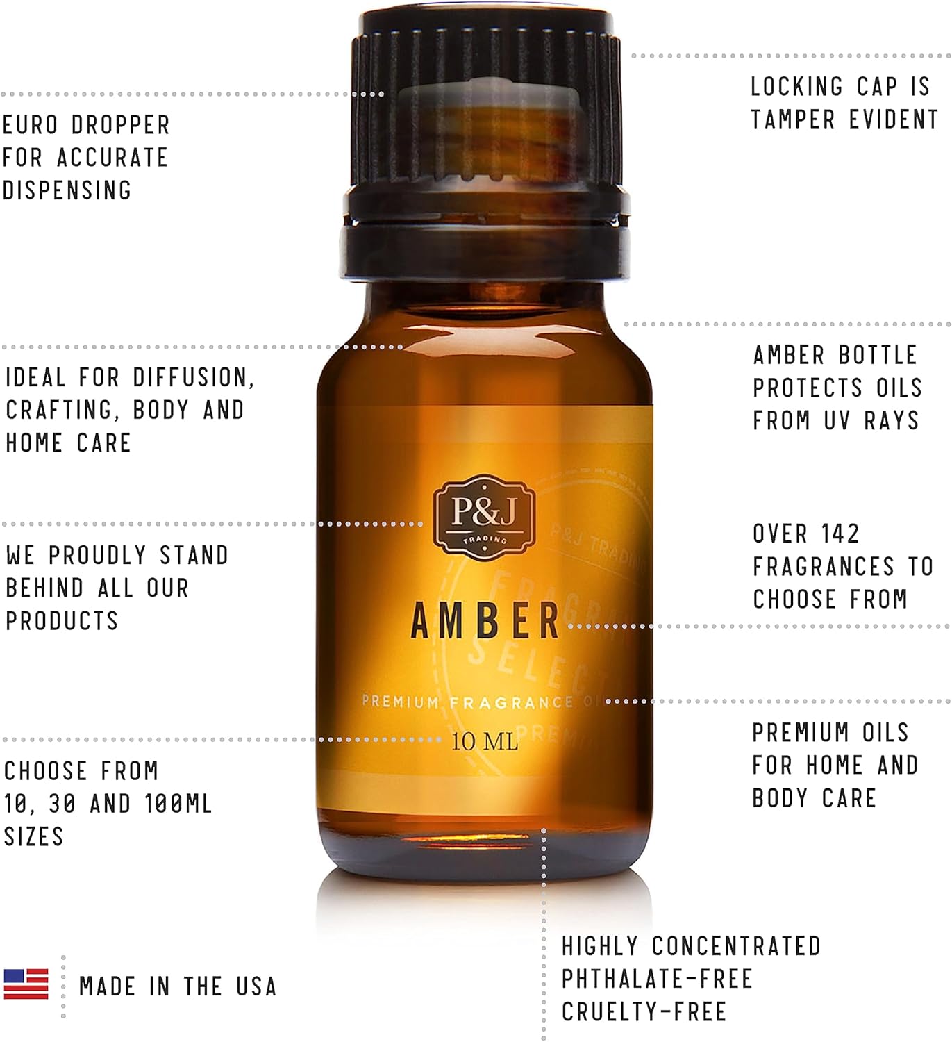 P&J Fragrance Oil Far East Set | Ylang Ylang, Green Tea, Lotus Blossom, Orchid, Bamboo, and Peony Candle Scents for Candle Making, Freshie Scent, Soap Making Supplies, Diffuser Oil Scents