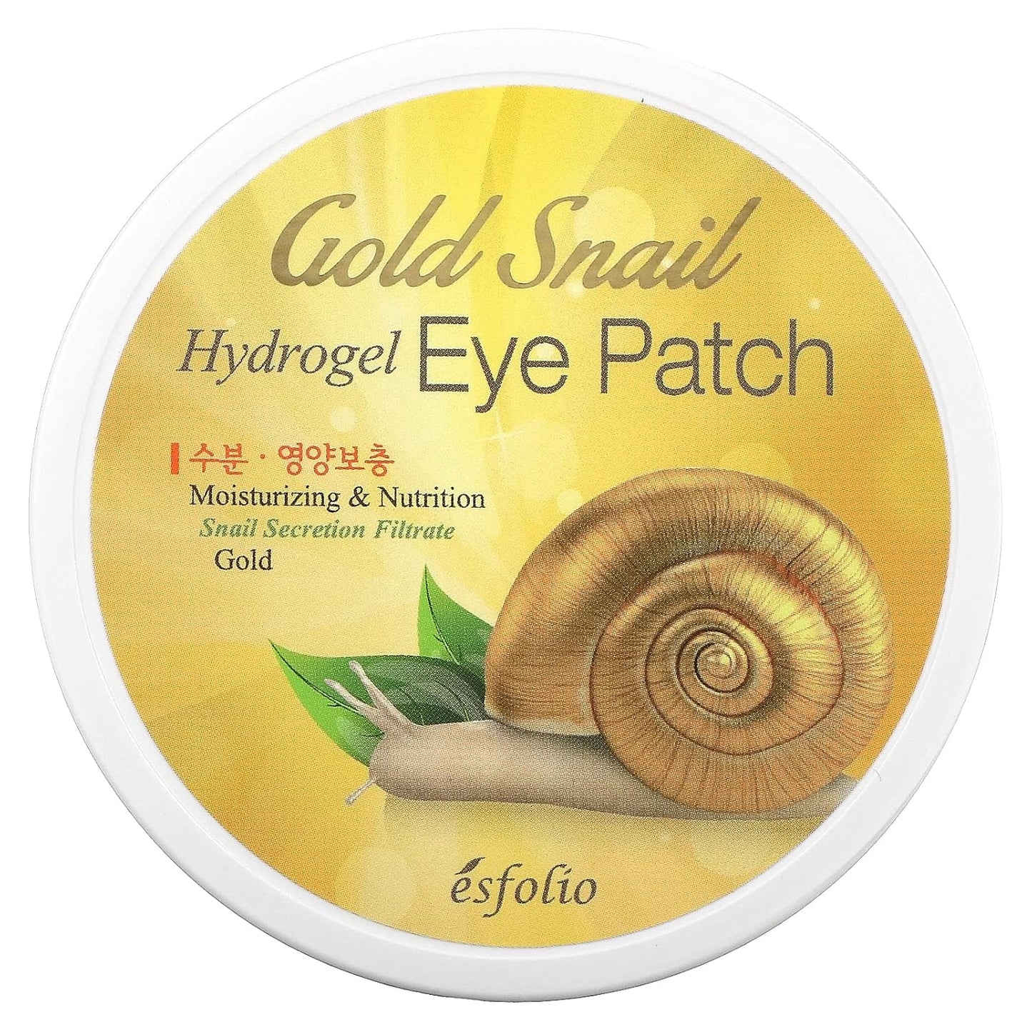 Gold Snail Hydrogel Eye Patch Anti-Wrinkle & Nutrition by Esfolio (60 PCS)