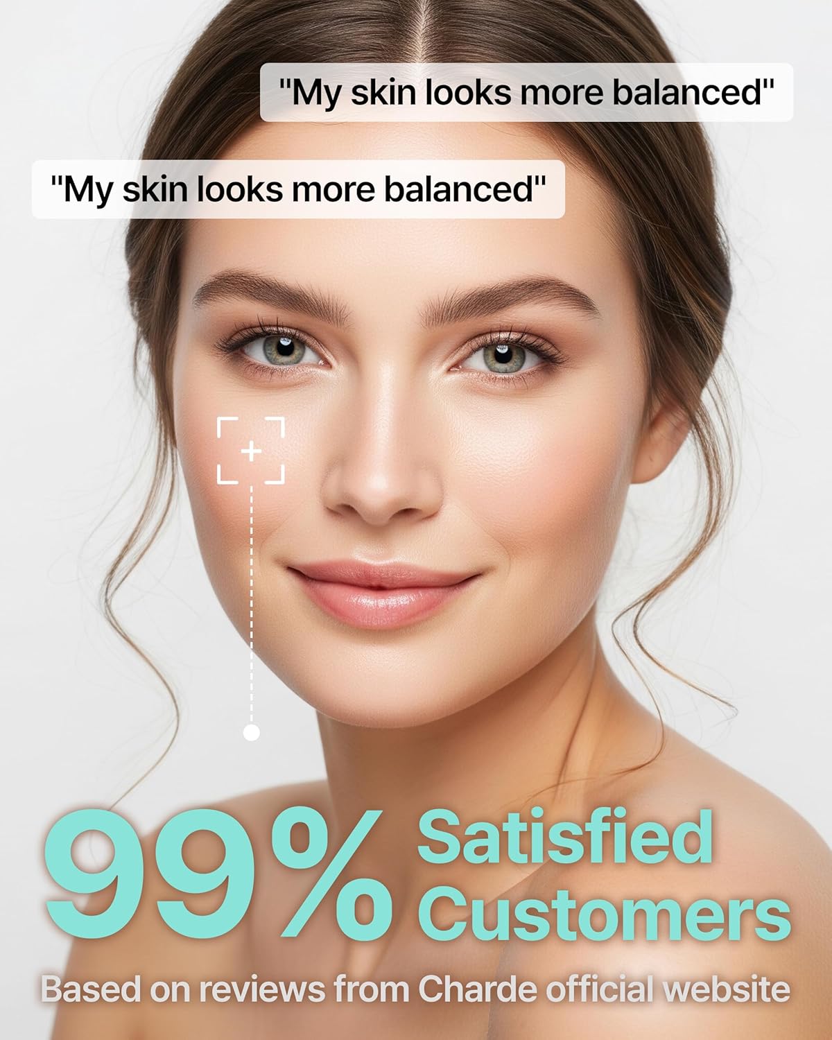 Charde Niacinamide 25% Snow Ampoule for Face, Dark Spot Care for Hyperpigmentation, Freckles & Sun Spots | Radiance Boosting with White Garcinia & Arbutin, Korean Skin Care, 1.01 fl. oz.