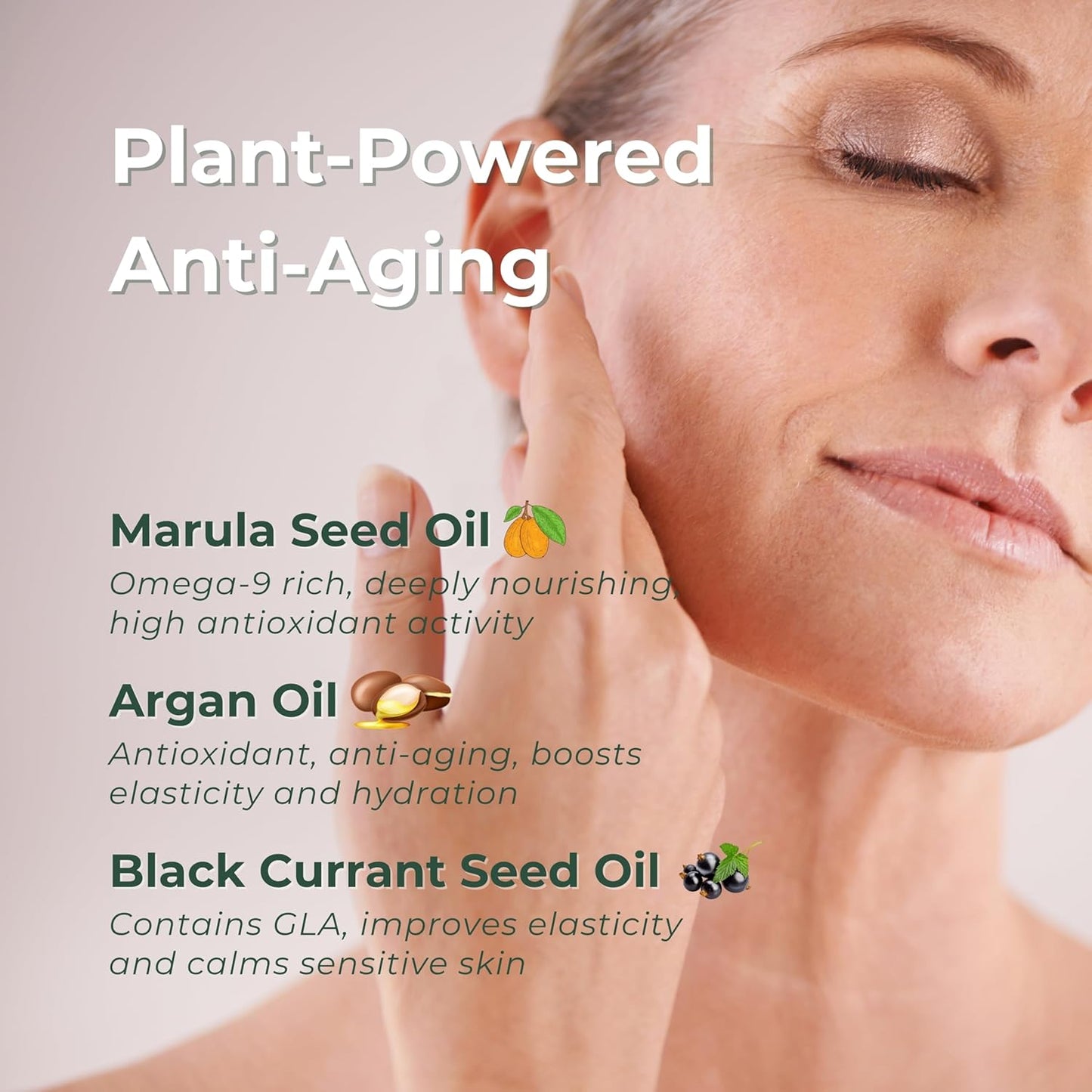 Katz Beauty Miracle Beauty Oil - Hydrating Face Oil with Jojoba, Argan & Marula Oil for Anti-Aging Glow, Non-Comedogenic