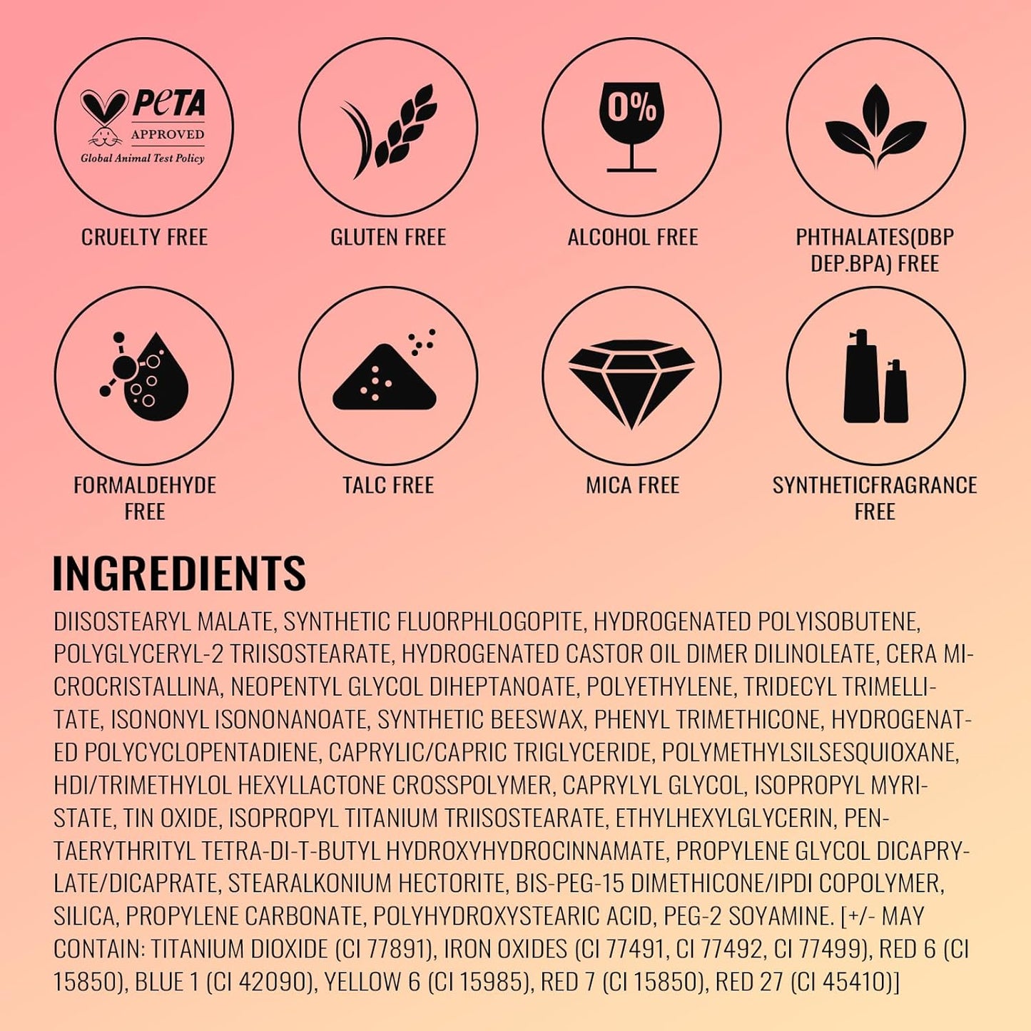 Oulac Glitter Lipstick for Women with Metallic 3D Shine Lightweight Hydrating Formula, High Impact Lip Color, Vegan Beauty, Full Coverage Lip Makeup, Christmas Gifts for Women, Viva La Vida(25)