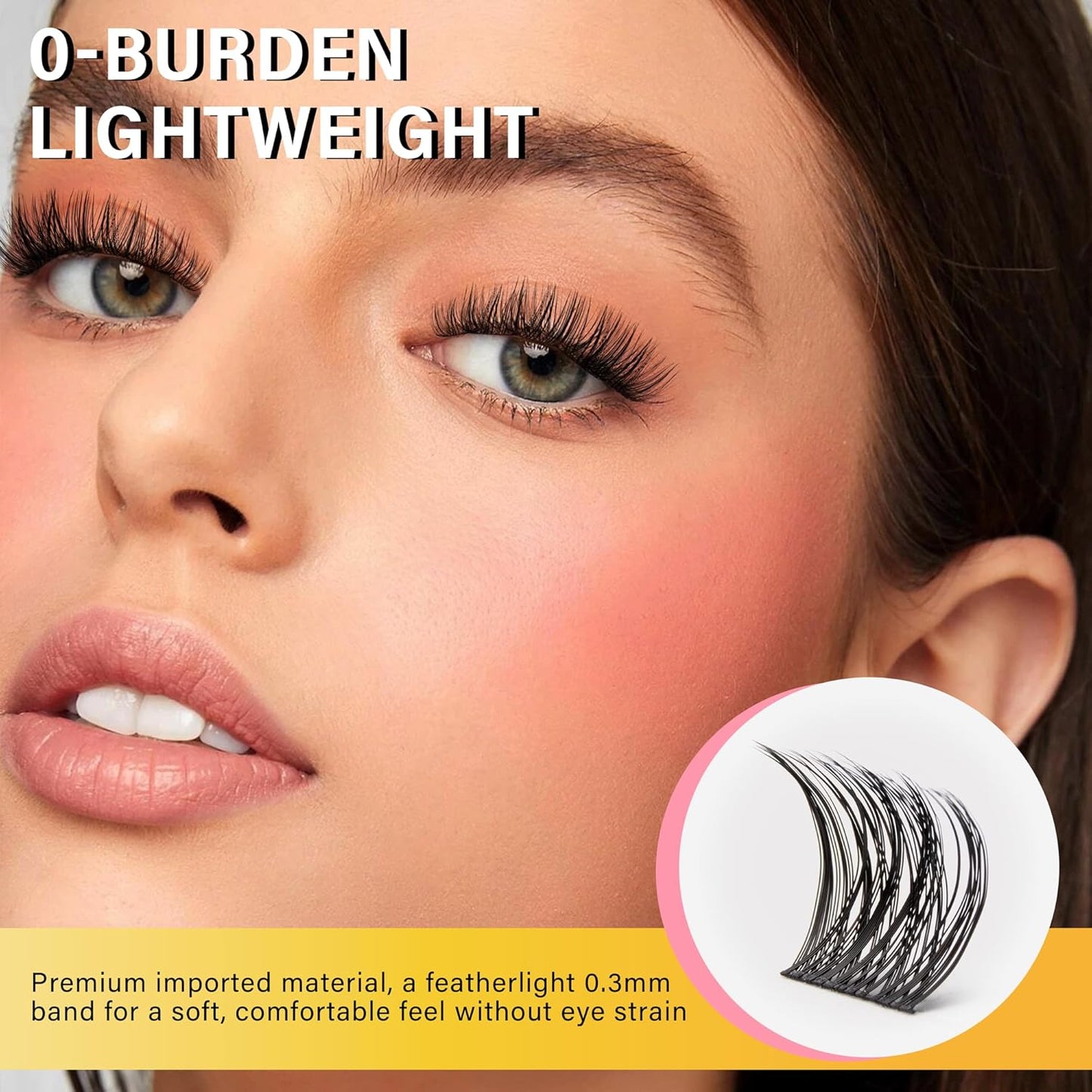 Lash Clusters 8-16mm, False Eyelashes 108pcs, Cluster Eyelash Extensions Matte Black Soft, Diy Lash Extensions D Curl Natural Lash Clusters Faux Mink Lashes Wispy（Dewy,108pcs,0.07,D,8-16MIX)