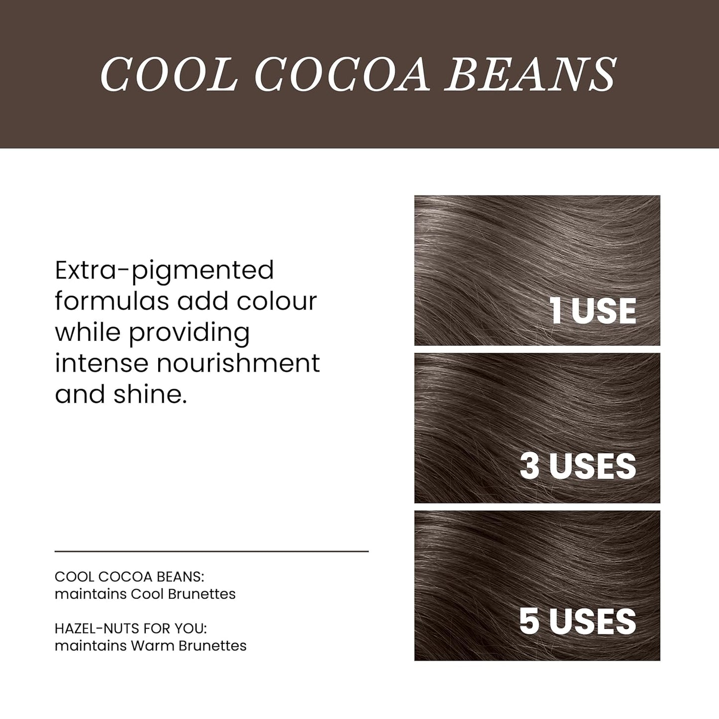 ALOXXI InstaBoost DARK BROWN Color Depositing Conditioner Mask, Instant Temporary Hair Color Dye, Hair Color Masque for Deep Conditioning (Cool Cocoa Beans) 6.8 Fl Oz