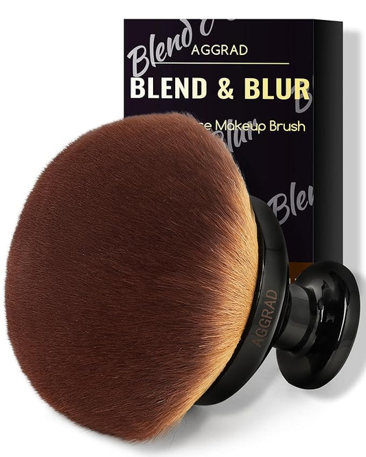 Ultra Large Body Makeup Brush For Self Tanner, Self Tan Back Applicator, Kabuki Brush For Bronzers Blend Self Tanning Applicator, Beauty Supreme Cream Liquid Foundation Brush for Face Leg Makeup