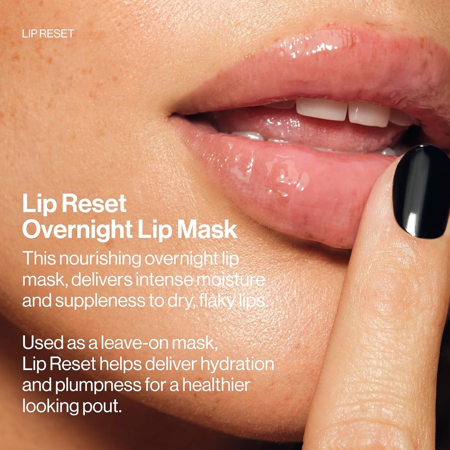 MAKE Beauty Lip Reset Overnight Lip Mask. Nourishing, Hydrating Lip Treatment for Dry, Flaky Lips. Plumps, Softens, and Smooths. Solar Citron Flavor