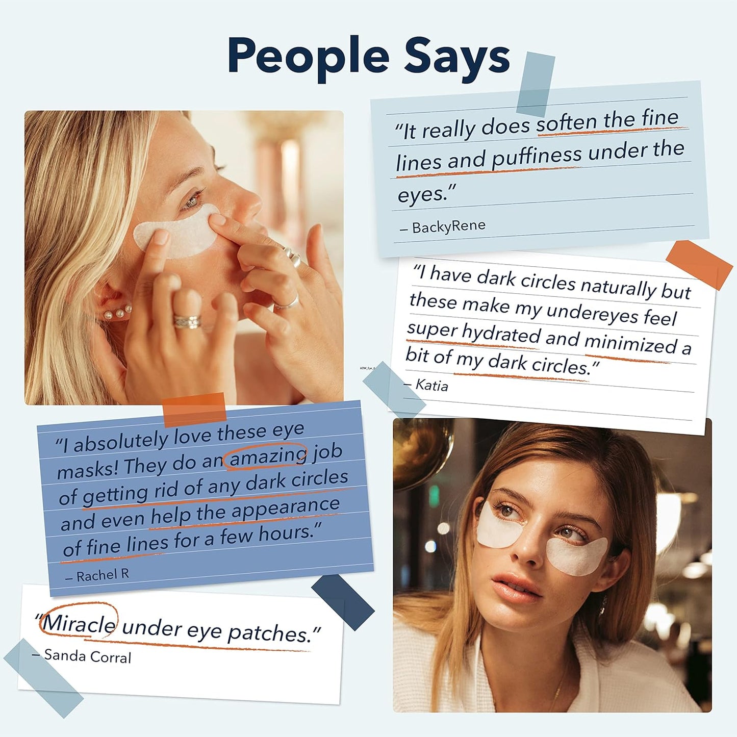 Purederm Deluxe Collagen Eye Mask Collagen Pads For Women 4 Pack Of 30 Sheets/Natural Eye Patches With Anti-aging and Wrinkle Care Properties/Help Reduce Dark Circles and Puffiness