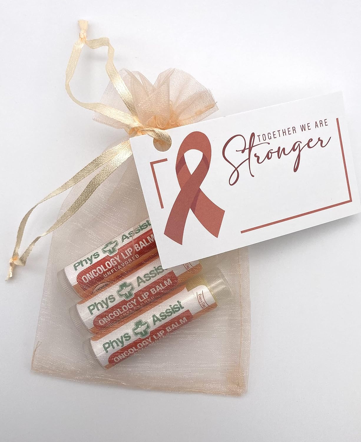 PhysAssist Oncology Lip Balm USDA Organic Unflavored Moisturize, Hydrate & Protect Dry parched lips during Chemo or Radio USDA Organic. 3 Pack