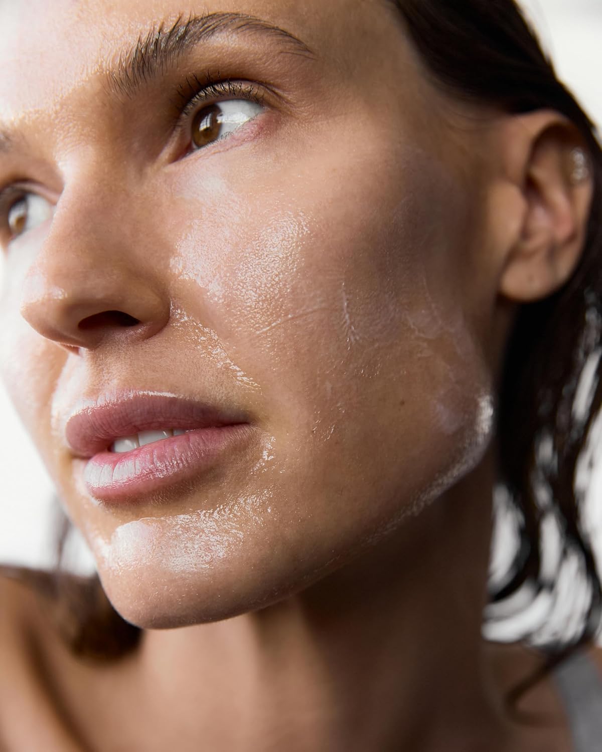 The Renewal Daily Facial Cleanser, Rich & Hydrating Oil-Based Gel Cleanser Face Wash, Vegan & Organic Face Cleanser with Seje Fruit Oil, 100mL Cleansing Gel