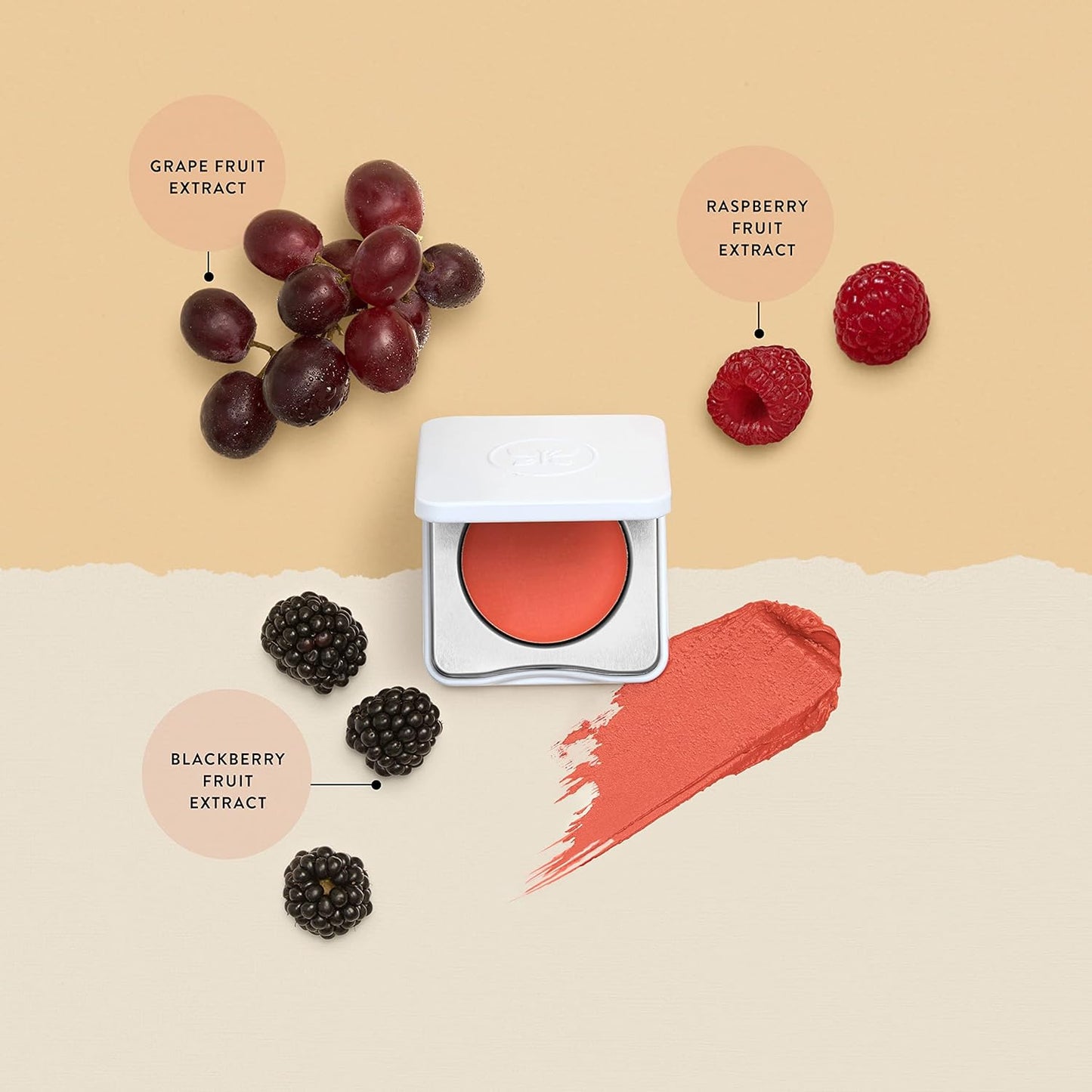 Honest Beauty 2-in-1 Creme Cheek Blush + Lip Color | EWG Verified, Vegan + Cruelty Free | Cotton Candy, .1 oz