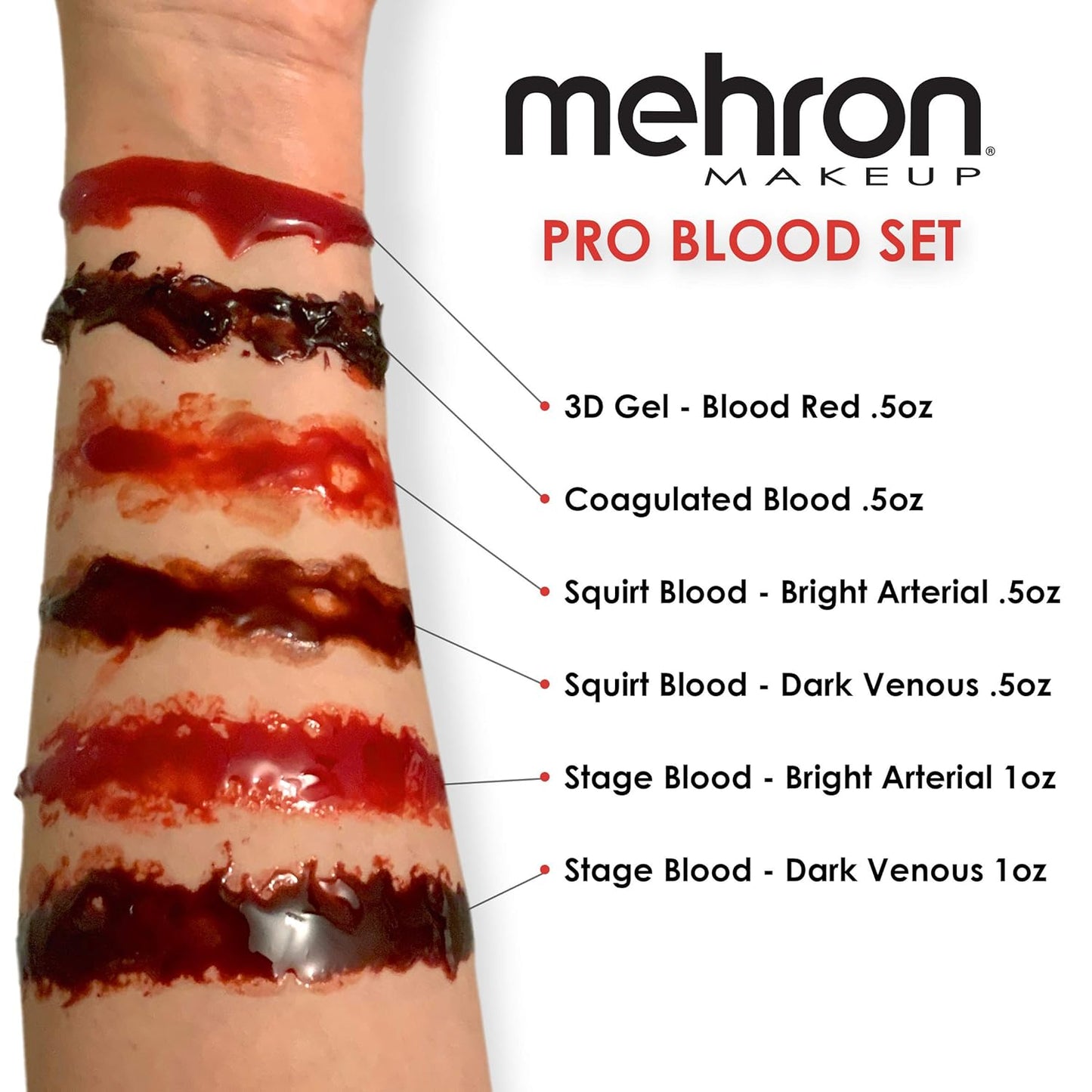 Mehron Makeup Pro Blood Set