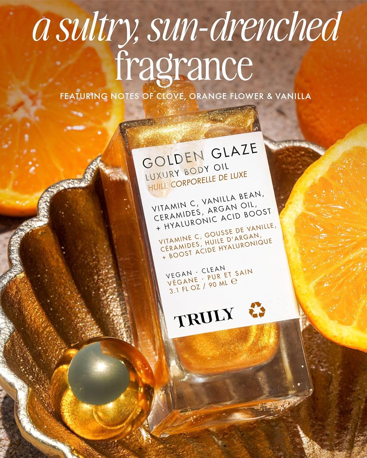 Truly Beauty Golden Glaze Luxury Body Oil