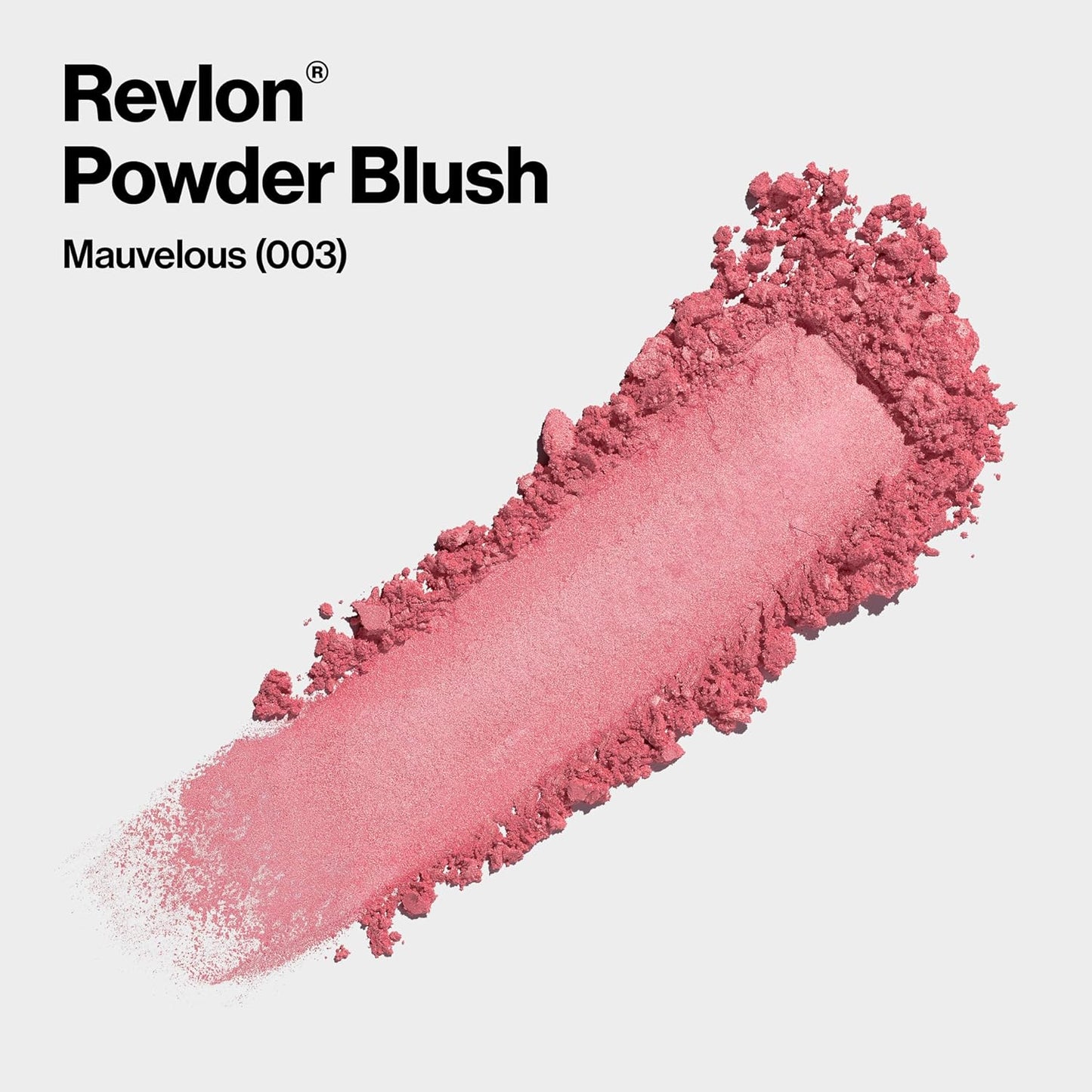 Revlon Blush , Powder Blush Face Makeup, High Impact Buildable Color, Lightweight & Smooth Finish, 003 Mauvelous, 0.17 Oz