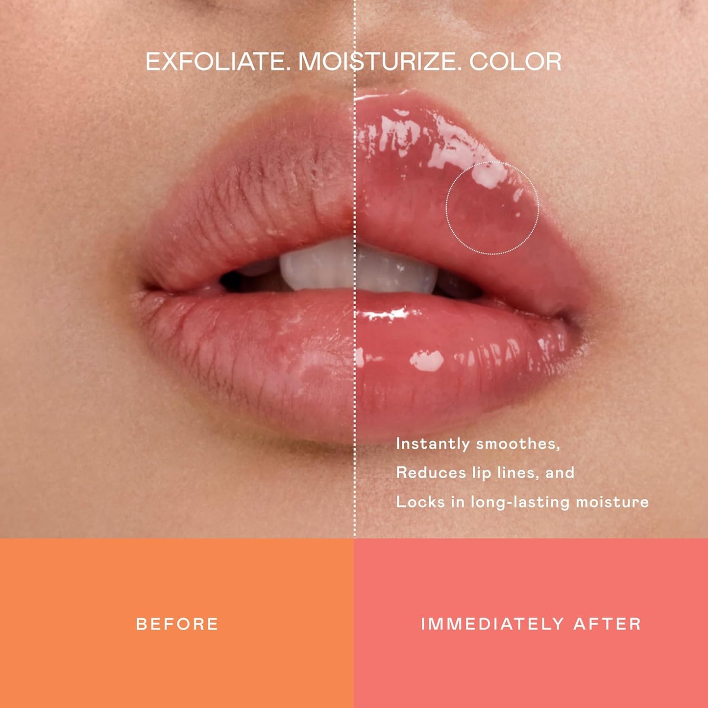 EADEM Le Chouchou Lip Softening Balm, Lip Gloss for Women, Lip Plumper & Lip Mask, Overnight Hydrating & Moisturizing Luxury Lip Balm, 0.5 oz, Bissap Glaze