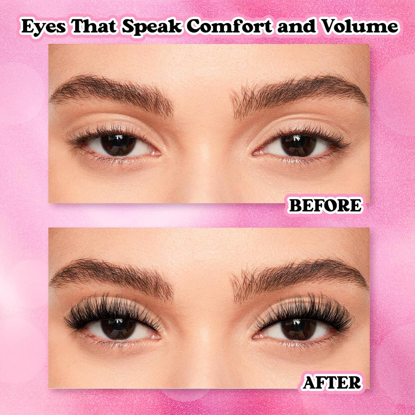 Lash Clusters 240pcs 40D 15-20mm Cluster Lashes Mixed Tray 3D Effect Volume Individual Lashes Cluster Eyelash Extensions Fluffy Soft D Curl DIY Lash Extension Kit at Home (40D-0.07-D,15-20mm)