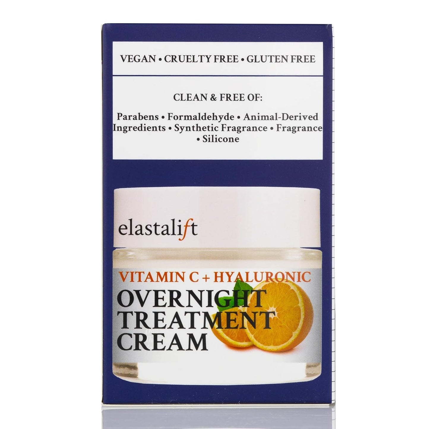 Elastalift Renewing Night Cream | Brightening Vitamin C Cream + Hyaluronic Acid Moisturizer For Face | Oil-Free Overnight Correcting Facial Treatment Night Lotion | Skin Care Face Cream, 1.75 Fl Oz