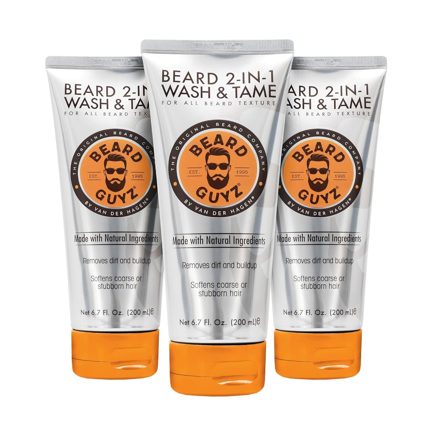 Beard Guyz 2-in-1 Wash & Tame (6.7oz pack of 3)