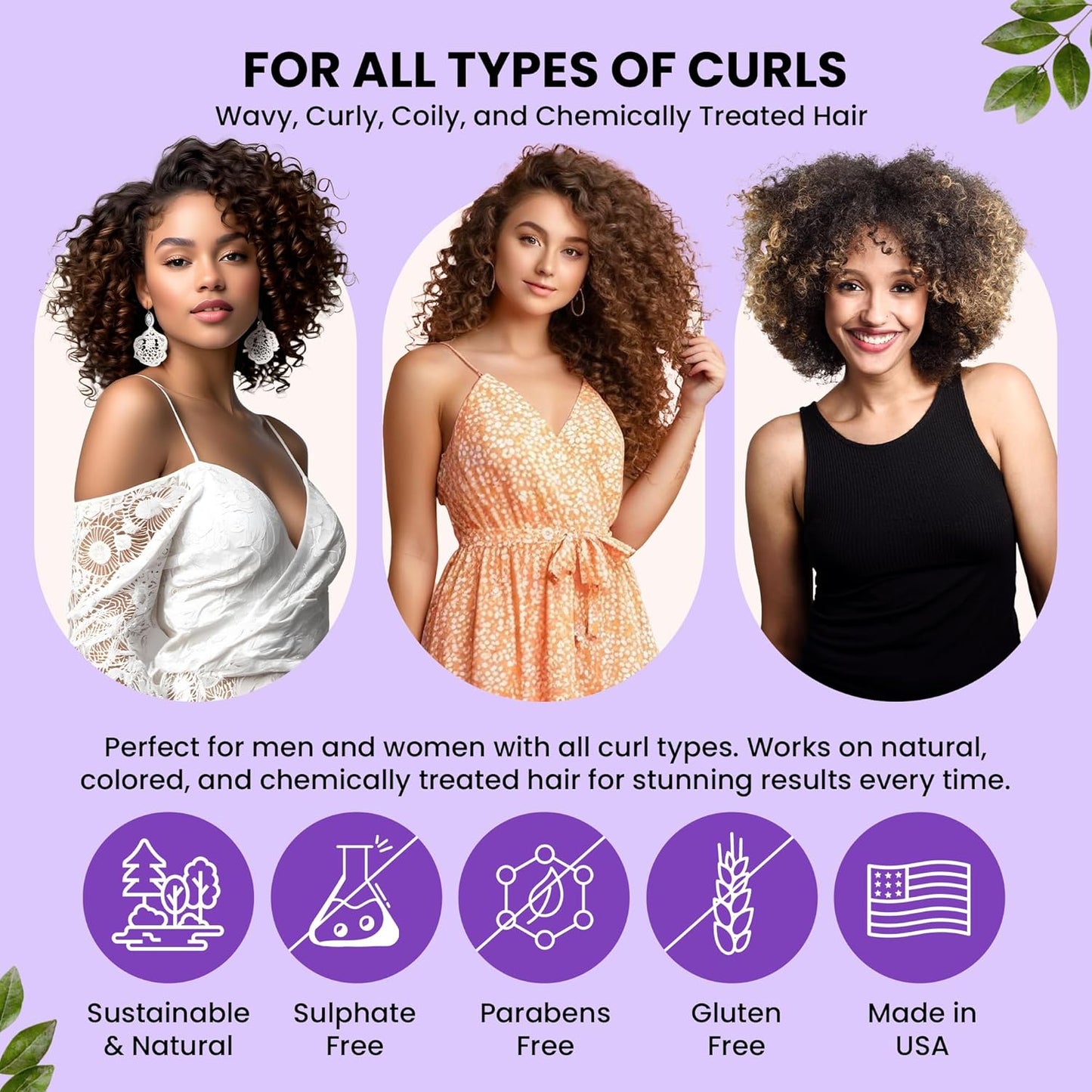 Controlled Chaos Curl Cream for Curly Hair Defining Cream with Shea Butter for Long Lasting Frizz Free Curls – Sulfate & Paraben Free Aloe Vera Curling Cream for Wavy Hair, Made in USA(5Oz)