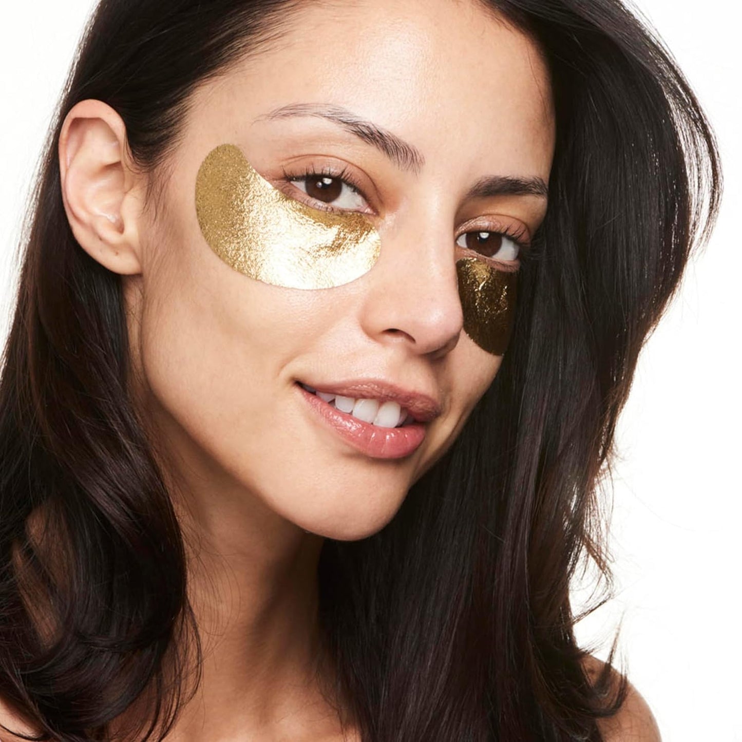Wander Beauty Baggage Claim - Gold Foil Under Eye Patches For Dark Circles and Puffiness - Under Eye Mask Depuffs & Firms - Brightening Eye Mask for Under Eye Bags (6 Pairs)