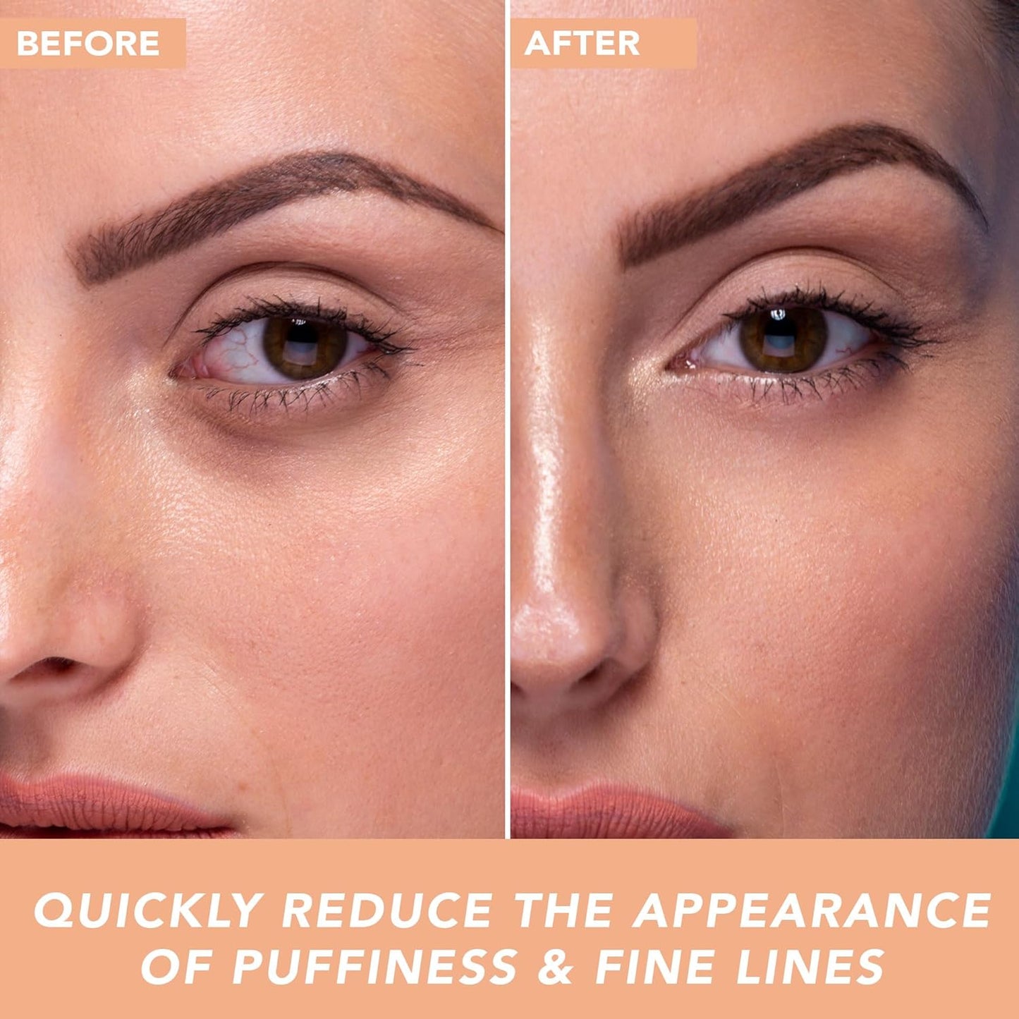 Eye Cream - USA Made with Natural & Organic Ingredients, Cooling Eye Gel & Under Eye Brightener, Dark Circles Under Eye Treatment with Hyaluronic Acid & Glycerin, Reduces Puffiness & Under Eye Bags