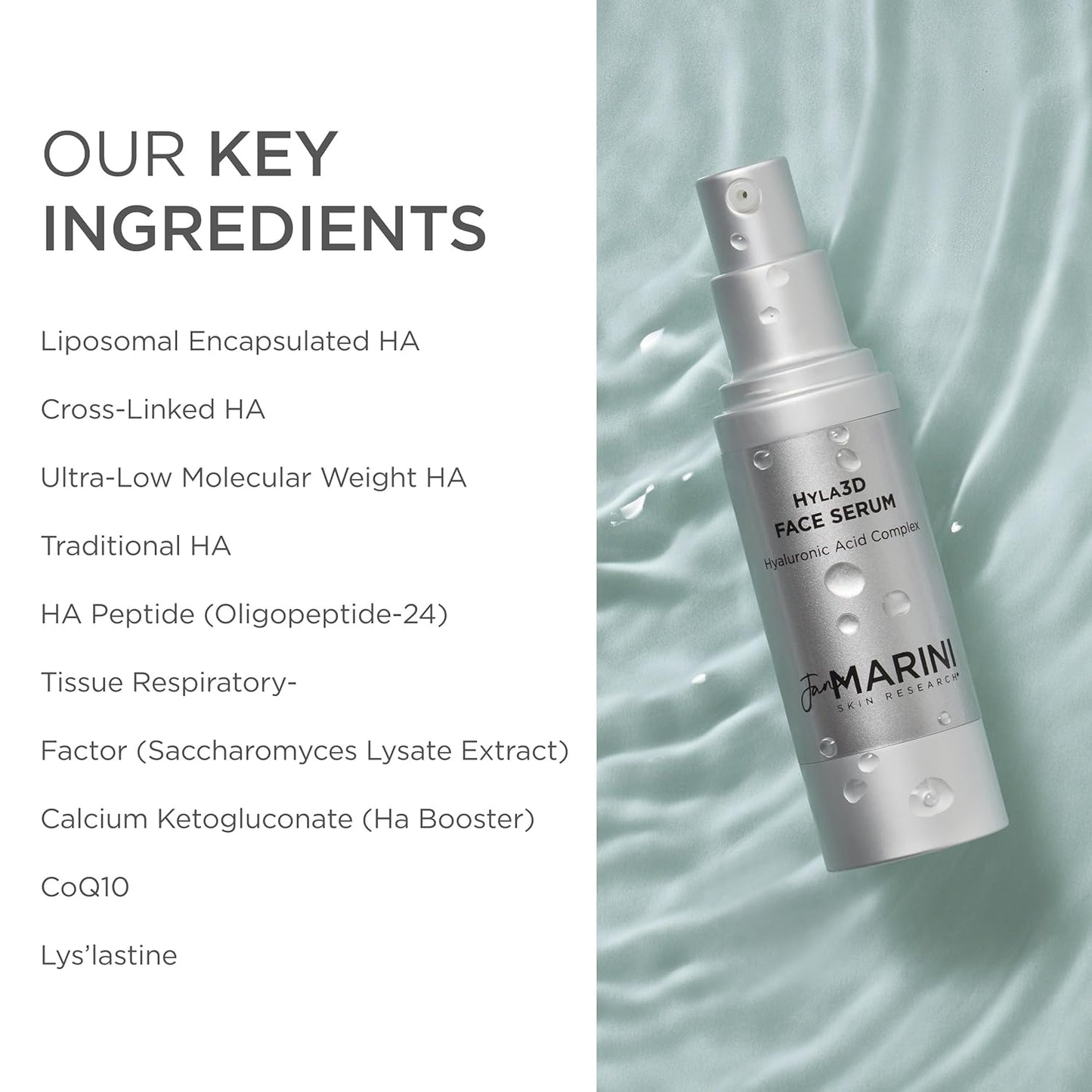 Jan Marini Skin Research Hyla3D® Face Serum - Hylaruonic Acid Complex - 1 Fl Oz