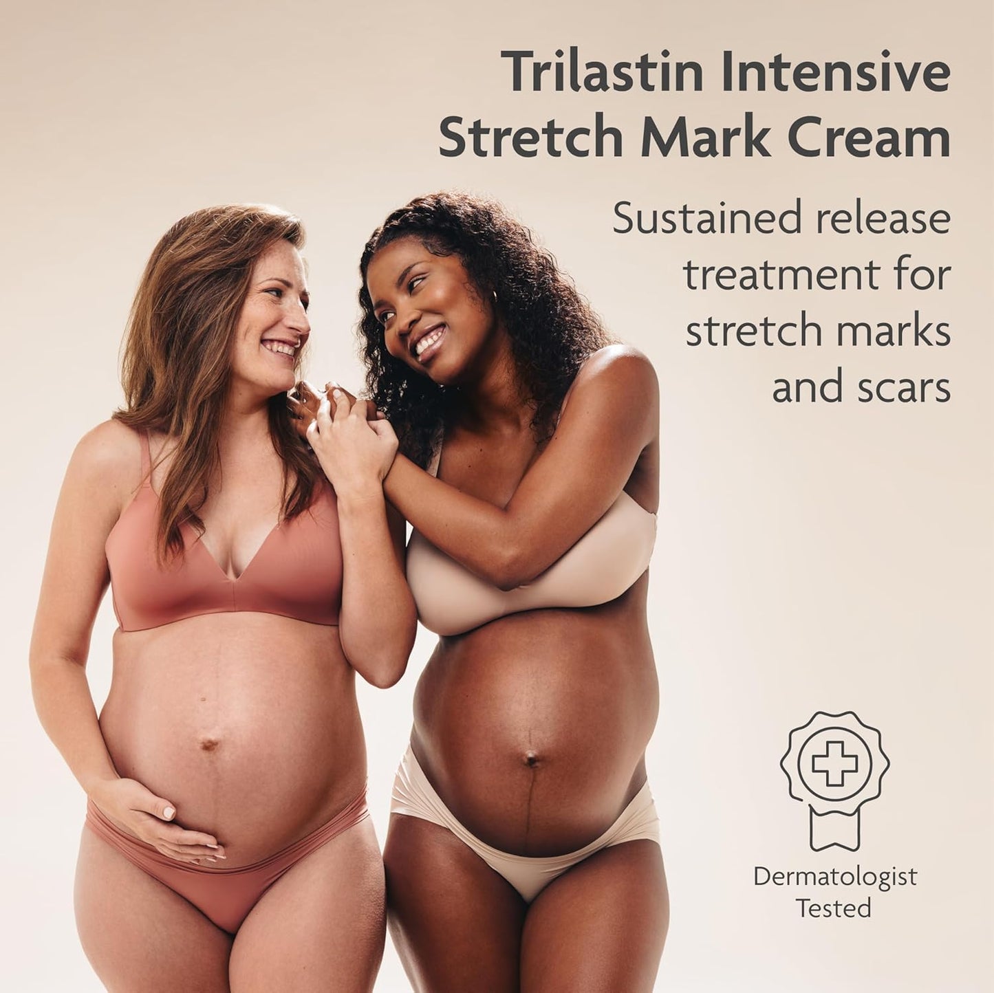 TriLASTIN-SR Intensive Stretch Mark Cream (5.5 oz.) for Pregnancy, Scar Cream and Moisturizing Lotion, Cocoa Butter, Scar Treatment, Hypoallergenic and Paraben-Free