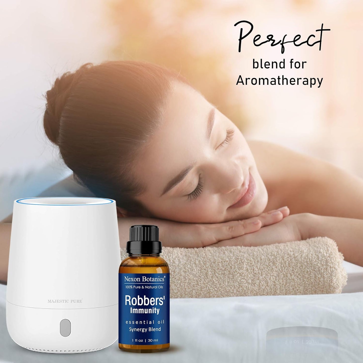 Robbers' Immunity Essential Oil Blend 30 ml - Immune Boost Aromatherapy for Diffusers - Natural Shield Against Impurities - Nexon Botanics