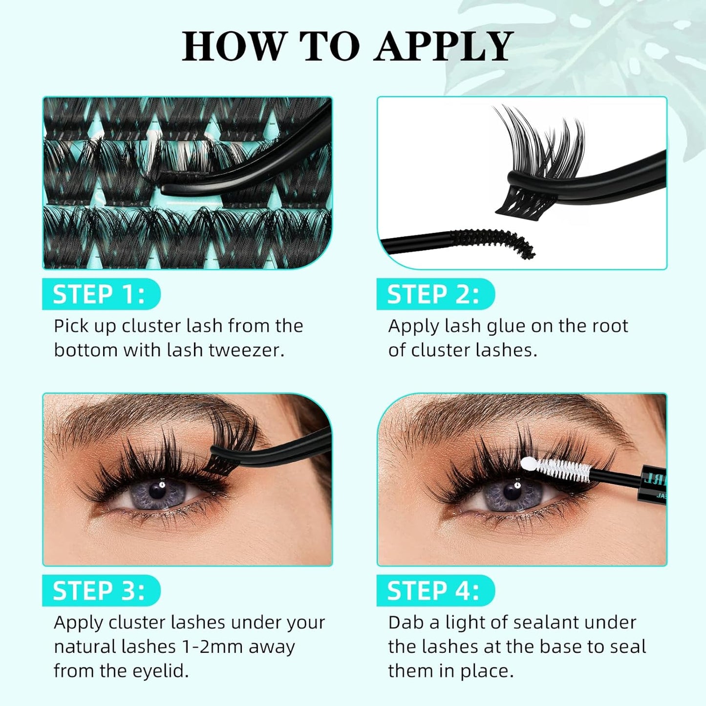 Lash Clusters Wet Look 168Pcs Eyelash Cluster Ultra-Thin Lash Band Eyelashes Extensions Spiky Anime Wide Span Lashes(Tulip,D-12mm)