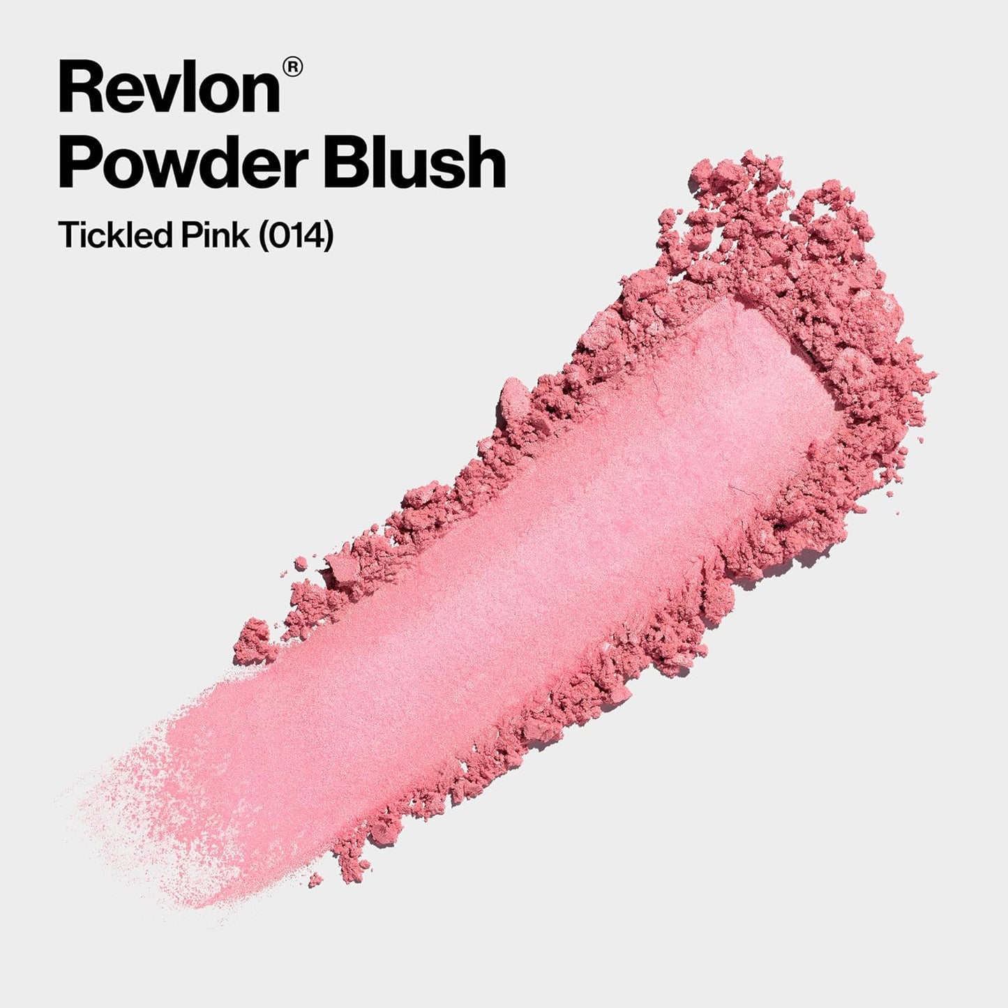 Revlon Blush, Powder Blush Face Makeup, High Impact Buildable Color, Lightweight & Smooth Finish, 014 Tickled Pink, 0.17 oz
