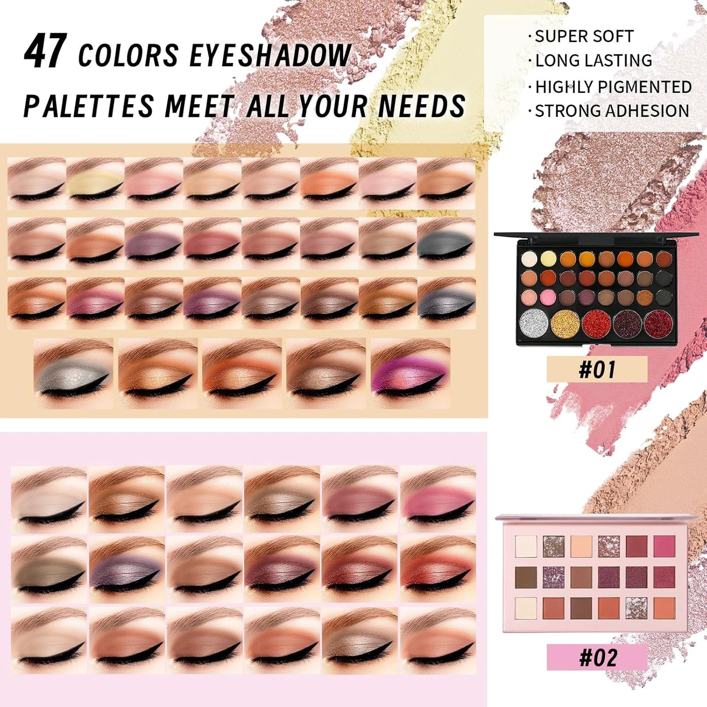 Makeup Set Makeup Set for Women Girls Teens Full Kit, Makeup Present Set for Beginners and Professionals Include Eyeshadow Palettes, Foundation, CC Cream, Liquid Lipsticks Set