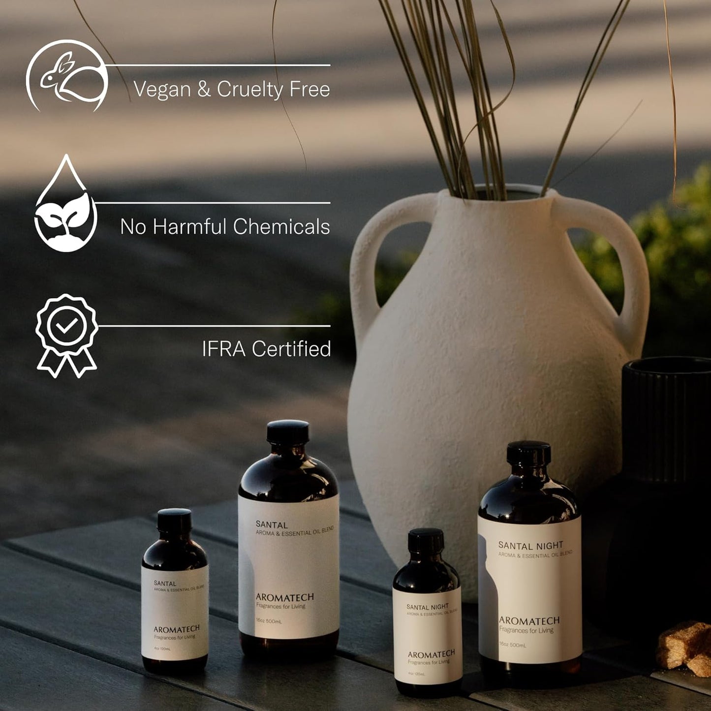 AromaTech White Tea & Bamboo for Aroma Oil Scent Diffusers - 10 Milliliter