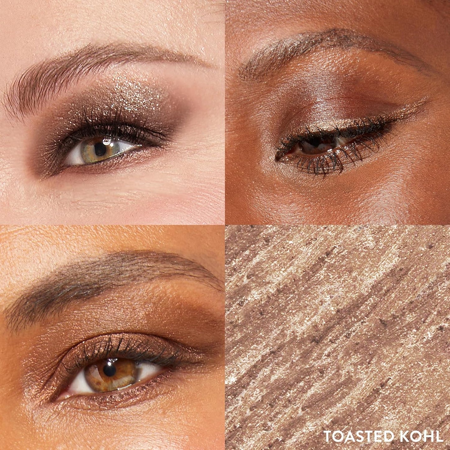 LAURA GELLER NEW YORK Kajal Longwear Kohl Eyeliner Pencil - Rose Gold Kohl - Caffeine and Vitamin E - Smooth & Blendable Liner - Built-In Sharpener