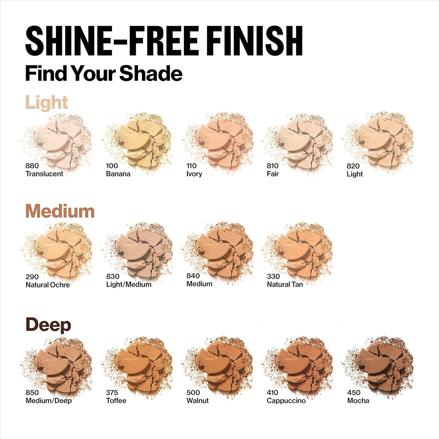 Revlon ColorStay Pressed Powder Face Makeup, Longwearing, Fragrance-Free, Noncomedogenic, 290 Natural Ochre, 0.3 oz