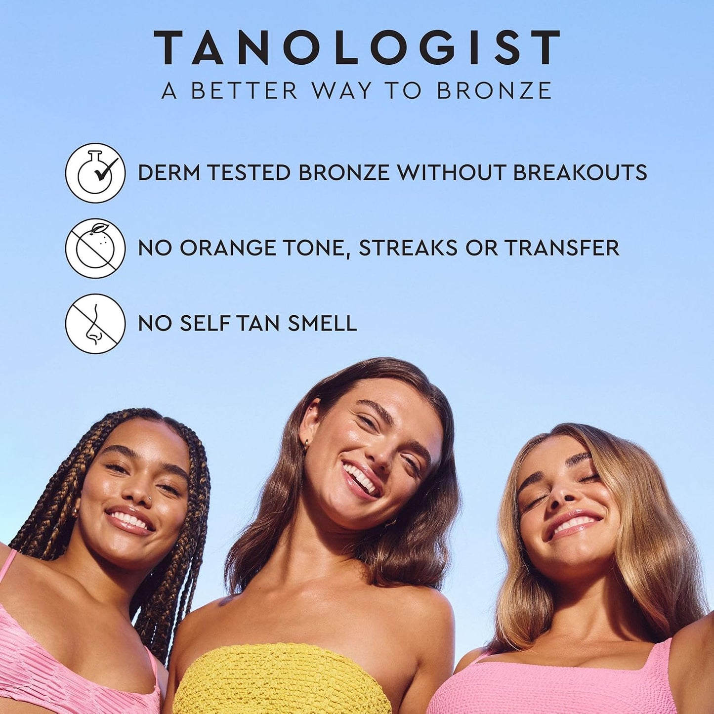 Tanologist Light Self Tan Mousse, Clear Self-Tanning Mousse, Streak-Free, Natural Glow, No Fake Tan Smell Or Orange Tone, Long Lasting, Clean Ingredients, Vegan, 6.76 fl. oz/200 ml Bottle