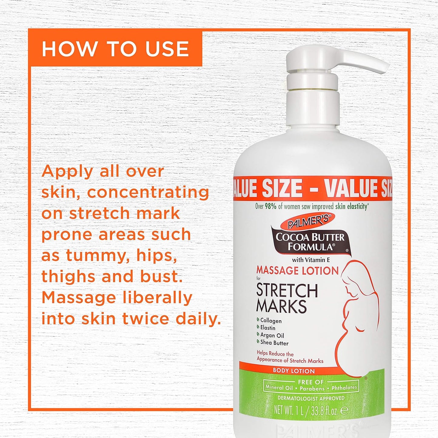 Palmer's Cocoa Butter Formula Massage Lotion For Stretch Marks, Pregnancy Skin Care & Cocoa Butter Formula Soothing Oil with Vitamin E, Dry, Itchy Skin Relief