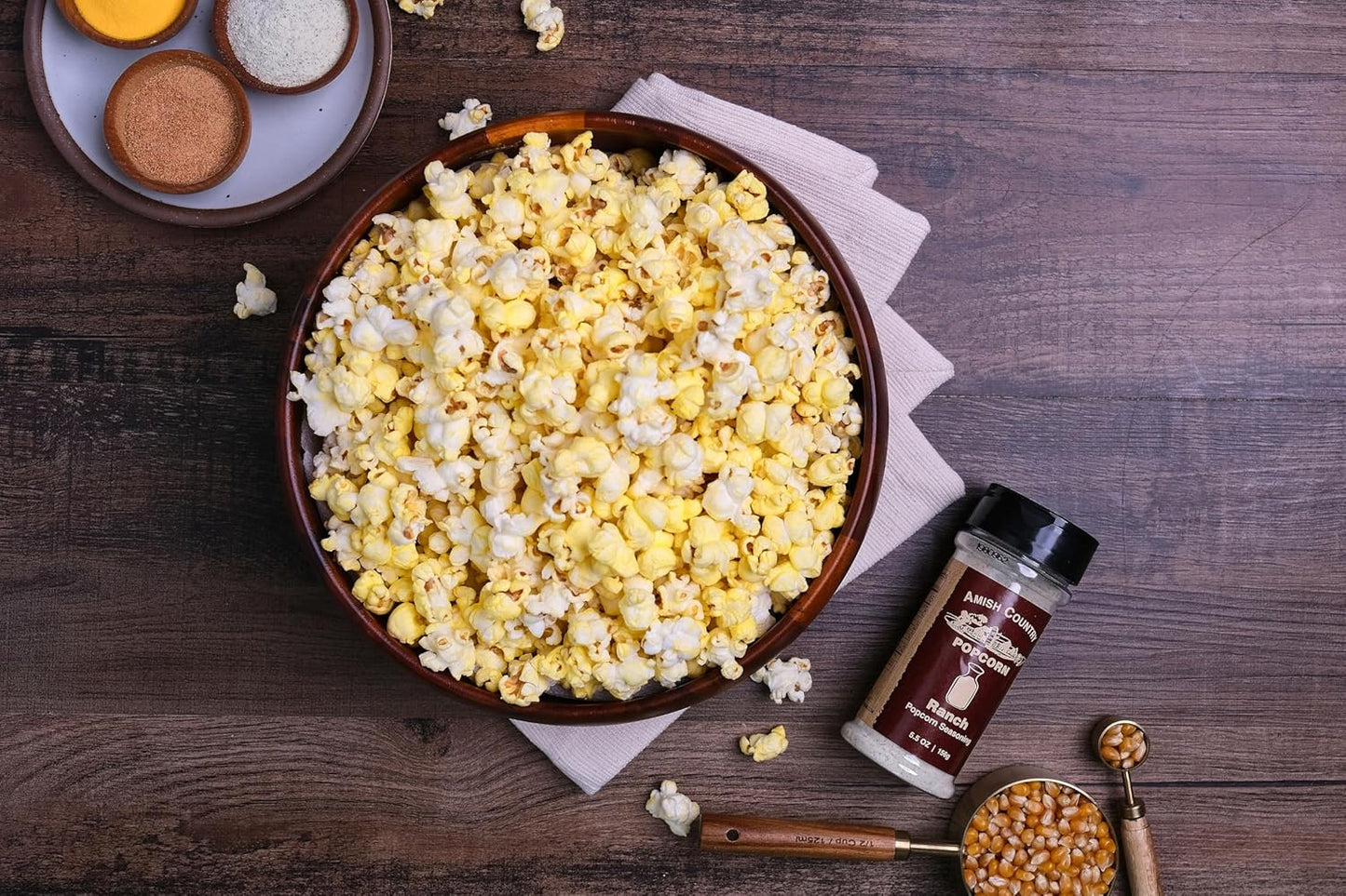 Amish Country Popcorn | Buffalo and Ranch Seasoning Bundle | Old Fashioned, Non-GMO and Gluten Free