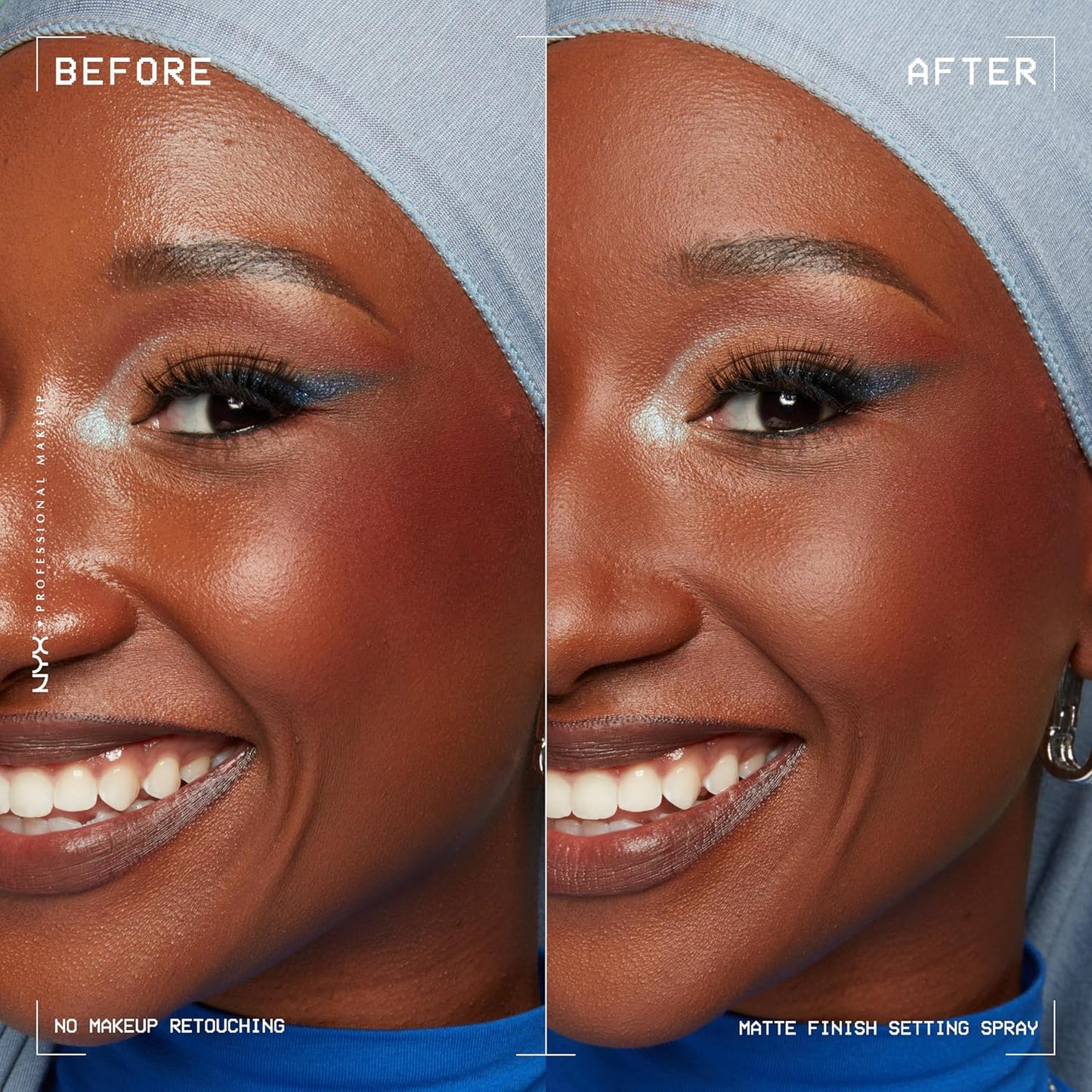 NYX PROFESSIONAL MAKEUP Makeup Setting Spray, Matte Finish (Pack Of 2), Matte Setting Spray for 16HR Make Up Wear